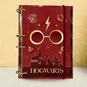 Caderno Argolado - Hogwarts - Harry Potter - 18x25cm - 144 Folhas - 1 unidade - Rizzo