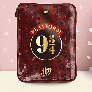 Pasta Universitária com Zíper - Plataforma 9¾ - Harry Potter - 35x26cm - 1 unidade - Rizzo