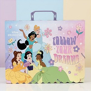 Pasta Maleta - Princesas - 36x26x4cm - Disney Original - 1 unidade - Rizzo