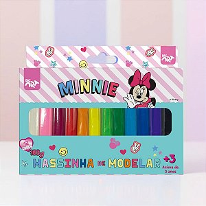 Massinha de Modelar - Minnie Mouse - 12 Cores - Disney Original - 1 unidade - Rizzo