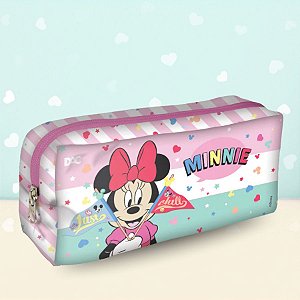 Estojo Simples com Zíper - Minnie Mouse - 19x8cm - Disney Original - 1 unidade - Rizzo