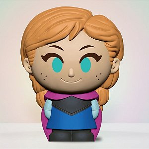 Borracha Escolar 3D - Anna - Frozen - Disney Original - 1 unidade - Rizzo