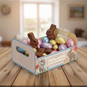 Caixote de Papel Cartão - Coelho Breeze - 13,2x9x6,5cm - 1 unidade - Cromus - Rizzo