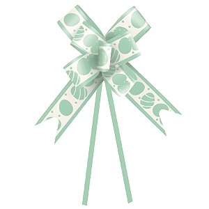 Laço Fácil - Páscoa Rainbow Verde - 10 unidades - Cromus - Rizzo