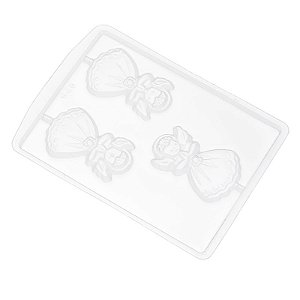 Forma de Acetato Simples - Anjo Vestido II Pirulito - Ref. 648 - Crystal - Rizzo Confeitaria