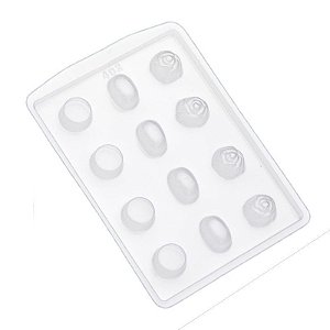 Forma de Acetato Simples - Docinhos - Ref.402 - Crystal