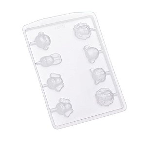 Forma de Acetato Simples - Bichos III - Ref.3405 - Crystal - Rizzo Confeitaria