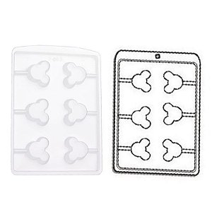 Forma de Acetato Simples - Mini Mouse - Ref.3463 - Crystal