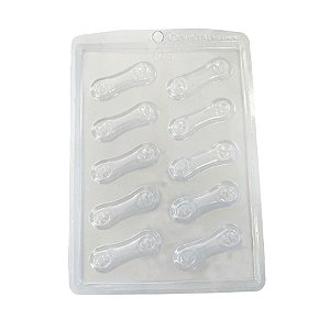 Forma de Acetato Simples - Língua de Gato - Ref.108 - 1 unidade - Crystal - Rizzo