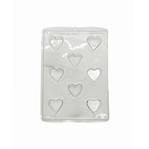 Forma de Acetato Simples - Coração - Ref. 246A - 1 unidade - Rizzo