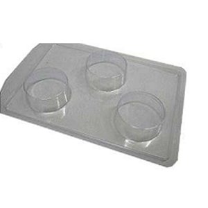 Forma de Acetato Especial - Pão de Mel Redondo Médio - Ref. FP18 - 1 unidade - Crystal - Rizzo