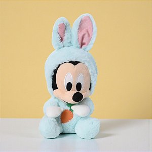 Pelúcia Mickey Mouse Verde de Páscoa - 18cm - Disney Original - 1 unidade - Cromus - Rizzo