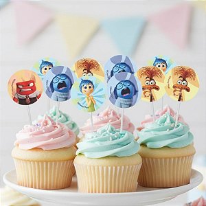 Pick Decorativo para Doces - Divertidamente - Disney Original - 12 unidades - Rizzo