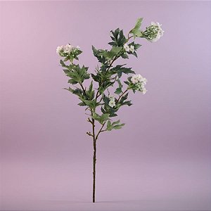 Haste Folhagem e Flores Permanente - Rosa Claro - 76cm - 1 unidade - Cromus - Rizzo