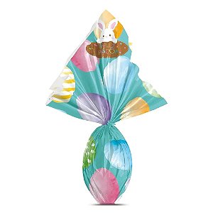 Saco Express 49x49cm Para Ovos de 750g a 1kg - Rainbow - 25 unidades - Cromus - Rizzo