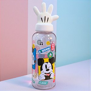 Garrafa de Plástico - Mickey Mouse - Luva - 590ml - Disney Original - 1 unidade - Rizzo