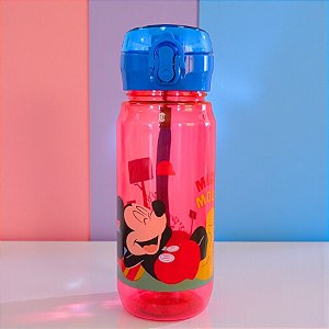 Garrafa de Plástico com Alça - Mickey Mouse - 650ml - Disney Original - 1 unidade - Rizzo