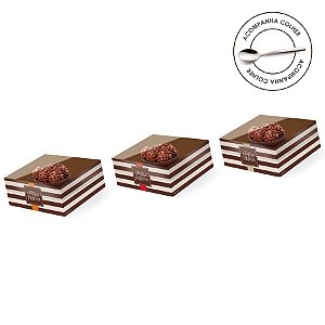 Caixa New Practice Meio Ovo Mini 50g 11,5x9x5,5cm Hit Sortido - 06 unidades - Cromus Páscoa - Rizzo Embalagens