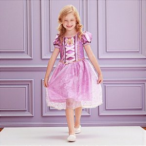 Fantasia Infantil Rapunzel - Vestido - G - Disney Original - 1 unidade - Rizzo