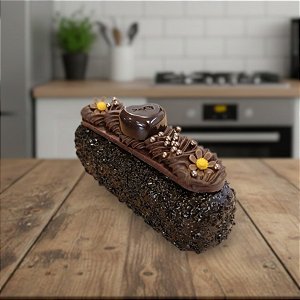 Bomba de Chocolate e Coração Fake com Imã - 11cm - 1 unidade - Rizzo