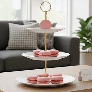 Macaron Fake com Imã - Rosa - 5cm - 1 unidade - Rizzo