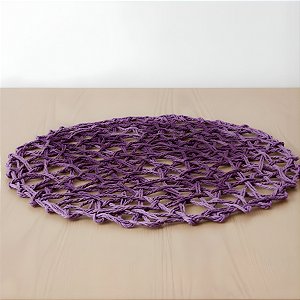 Sousplat de Papel - Roxo - 39x39cm - 1 unidade - Rizzo