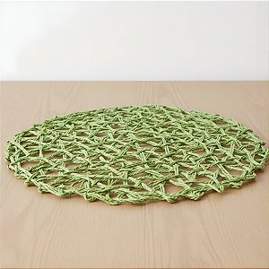 Sousplat de Papel - Verde - 39x39cm - 1 unidade - Rizzo