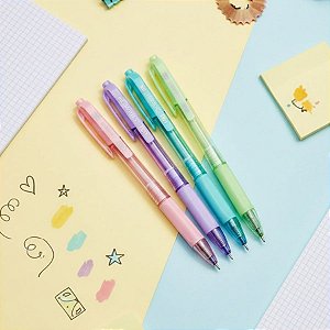 Caneta Esferográfica Xtream - Sortida - Ponta Mini 0,7mm Azul - Caixa - 12 unidades - Deli - Rizzo