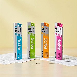 Mina Grafite 2B 0.5mm - Sortido - Caixa - 48 unidades - Deli - Rizzo
