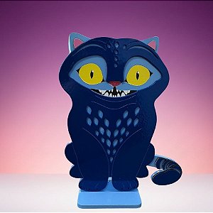 Display de Mesa em MDF - Splay Derpy Gato Azul Guerreiras do Kpop  - 19x25cm - 1 unidade - Rizzo