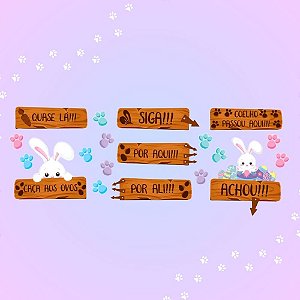 Kit Paineis de Páscoa - Caça Aos Ovos - 1 unidade - Piffer - Rizzo