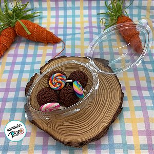 Blister Casca Para Ovo de Páscoa 250g - 13,5x8x9cm - 5 unidades - Rizzo