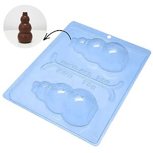 Forma de Acetato Especial - Boneco de Neve - Ref. 126 - 1 unidade - BWB - Rizzo