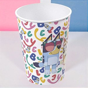Copo de Plástico Bluey - Colors - 280ml - 1 unidade - Plasútil - Rizzo