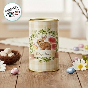 Lata Rígida Para Ovos de 500g - Breeze Bege - 12,5x22cm - 1 unidade - Cromus - Rizzo