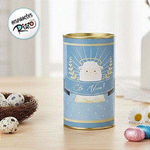 Lata Rígida Para Ovos de 500g - "Ele Vive!" - 12,5x22cm - 1 unidade - Cromus - Rizzo