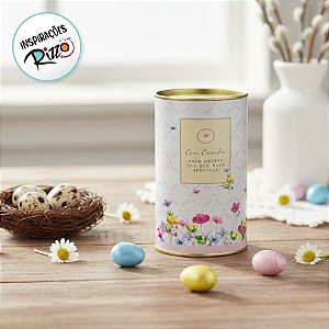 Lata Rígida Para Ovos de 350g - Florens - Rosa - 10x18cm - 1 unidade - Cromus - Rizzo