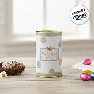 Lata Rígida Para Ovos de 350g - Tonal - Verde - 10x18cm - 1 unidade - Cromus - Rizzo