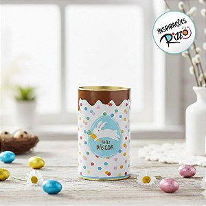 Lata Rígida Para Ovos de 350g - Jump Bolinha - 10x18cm - 1 unidade - Cromus - Rizzo