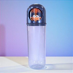 Porta Escovas Divertidamente - Azul Escuro - 370ml - Disney Original - 1 unidade - Plasútil - Rizzo