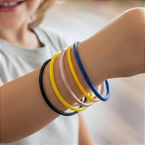 Pulseira de Plástico - Sortido - 6,5x6,5cm - 10 unidades - Rizzo