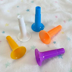 Mini Brinquedo Corneta - Sortido - 5,5cm - 5 unidades - Rizzo