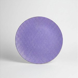 Sousplat Texturizado - Roxo - 33cm  - 1 unidade - Rizzo