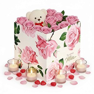 Cachepot de Papel - Mãe Clássica - 15x15x15cm - 5 unidades - Regina - Rizzo