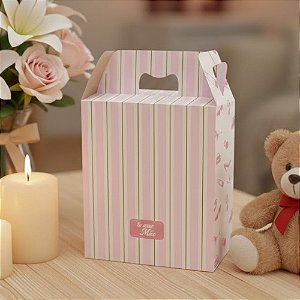 Caixa Maleta Retangular - Mãe Essência - 21x30x7cm - 5 unidades - Regina - Rizzo