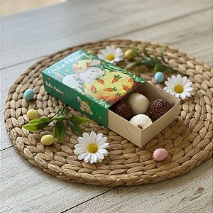 Caixa Divertida Páscoa Coelho Ternura Ref. 1359 - 6 doces com 10 un. Erika Melkot Rizzo Confeitaria