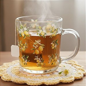 Caneca de Vidro - Limões Sicilianos - 200ml - 1 unidade - Rizzo