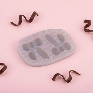 Molde de silicone Dupla de Orelhas de Coelho com Laço Ref. 819 - 1 unidade - FlexArte - Rizzo