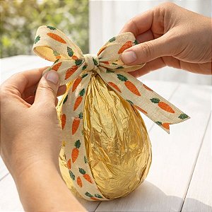 Fita Decorativa de Páscoa - Cenoura - 9,14m - 1 unidade - Rizzo