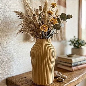 Vaso Decorativo - Romano - Dourado - 18cm - 1 unidade - Rizzo